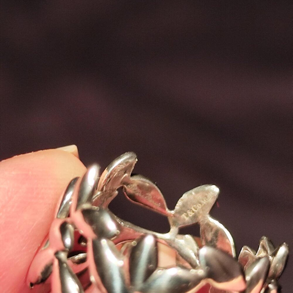 Authentic! Tiffany & co Paloma Picasso olive leaf ring - Picture 4 of 5